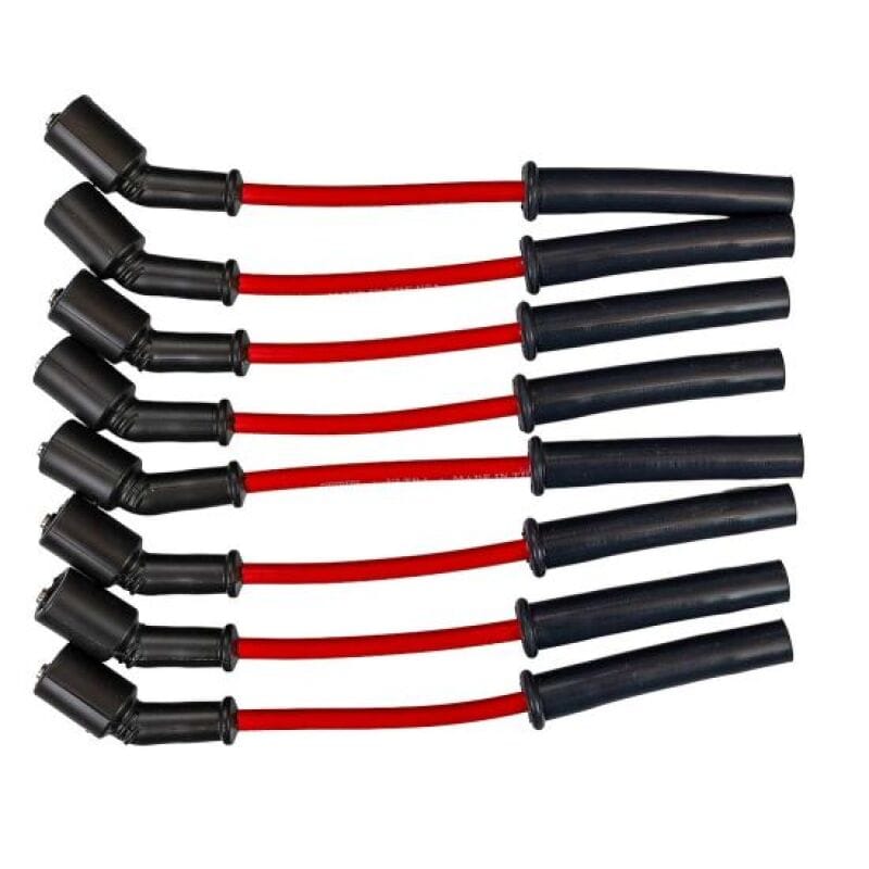 Moroso — Moroso GM Gen V LT1/LT4 Ultra 350 8mm Multi-Angle Boot Ignition Spark Plug Wire Set - Red