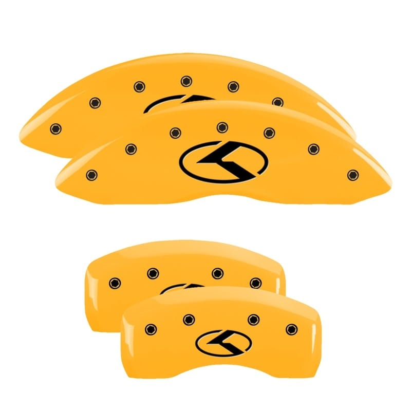MGP — MGP 4 Caliper Covers Engraved Front & Rear Circle K/Kia Yellow Finish Black Char 2018 Kia Optima
Caliper Covers