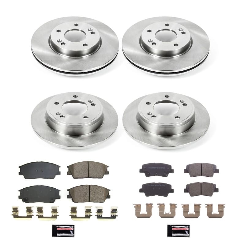 PowerStop — Power Stop 20-22 Hyundai Venue Front & Rear Autospecialty Brake Kit