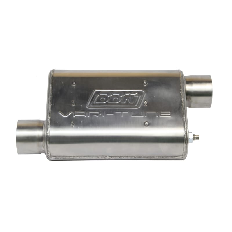 BBK — BBK VariTune Adjustable Performance Muffler 2-1/2 Offset/Offset Stainless Steel
Exhaust Mufflers
Muffler