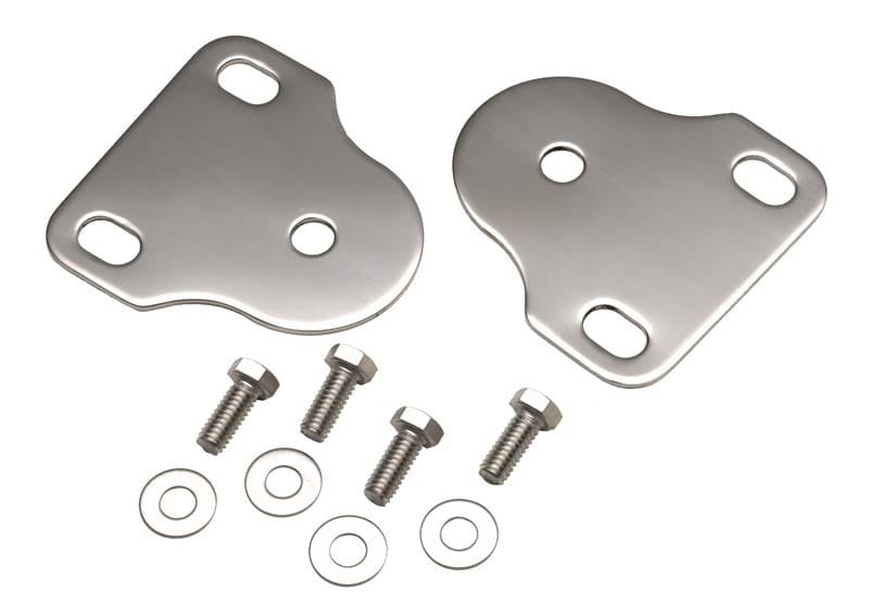 Kentrol — Kentrol 76-95 Jeep CJ/Wrangler YJ Interior Windshield Brackets Pair - Polished Silver