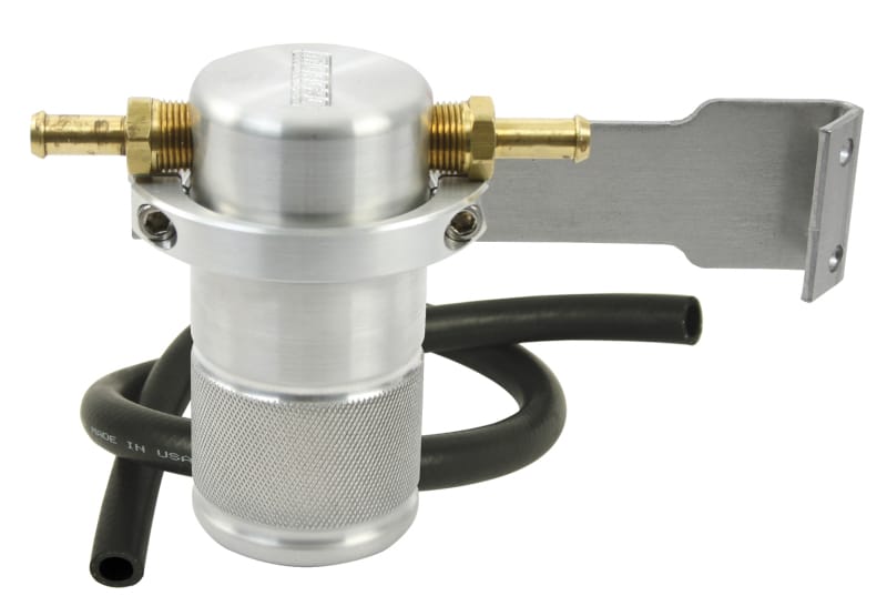Moroso — Moroso 08-14 Cadillac CTS-V Air/Oil Separator Catch Can - Small Body - Billet Aluminum