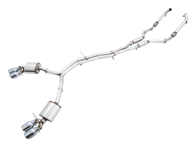 AWE Tuning — AWE Tuning Audi B9 S4 Touring Edition Exhaust - Non-Resonated (Silver 102mm Tips)
Touring Exhaust