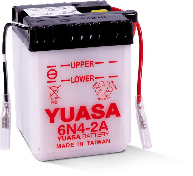 Yuasa Battery — Yuasa 6N4-2A Conventional 6-Volt Battery