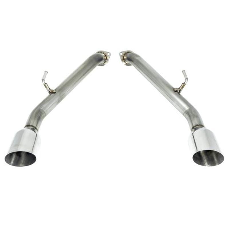 Remark — Remark 2014+ Infiniti Q50 Axle Back Exhaust w/Stainless Steel Single Wall Tip