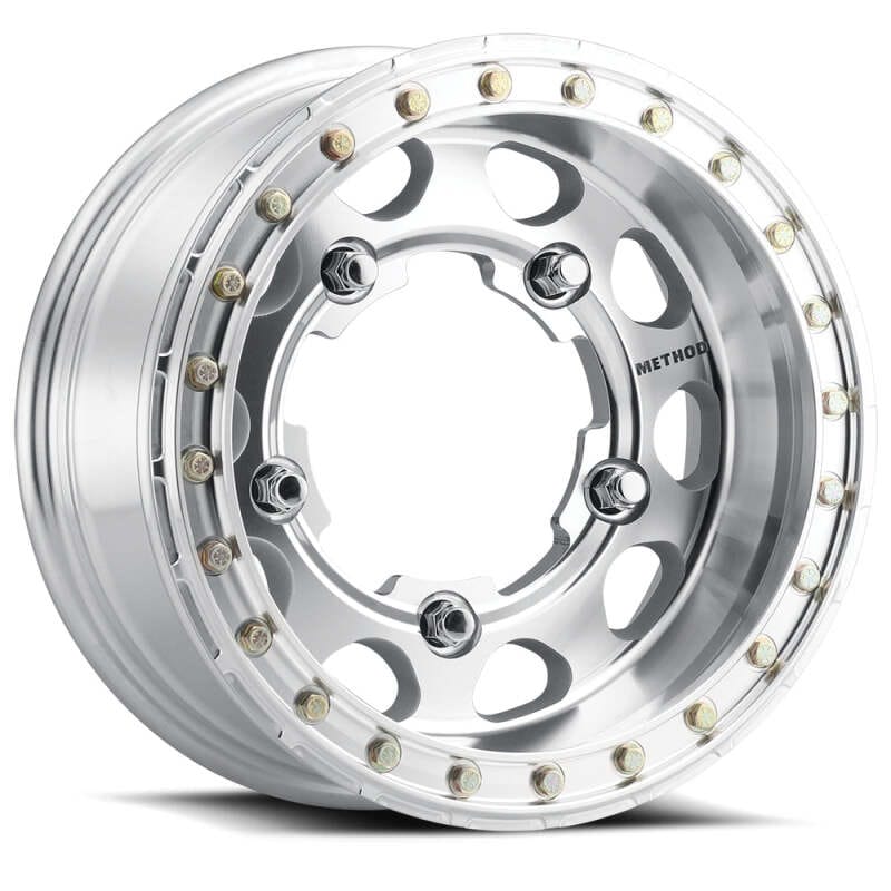 Method Wheels — Method MR103 Beadlock 17x9 -12mm Offset 6x5.5 108mm CB Raw Machined Race Drilled w/BH-H24125 Wheel