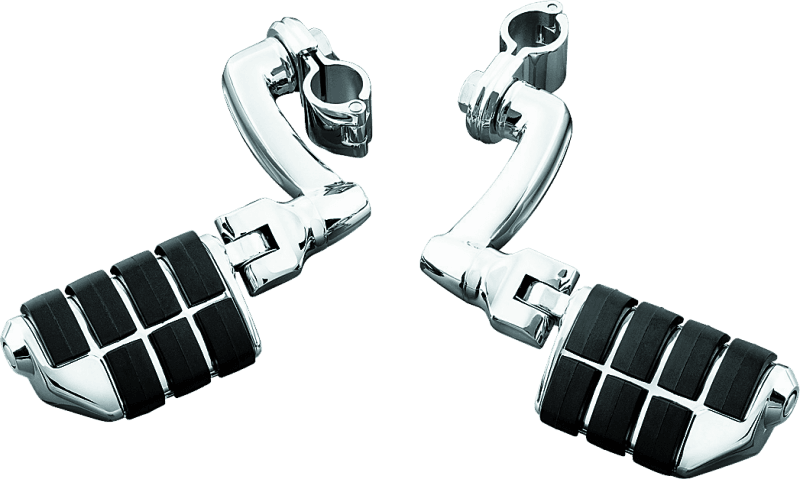 Kuryakyn — Longhorn Offset Dually ISO Peg With 1-1/4 in. Clamp Chrome