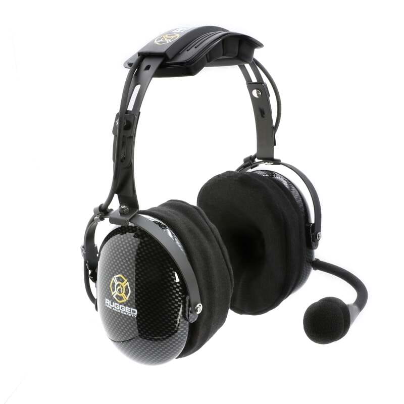 Rugged Radios — Rugged Radios FHS Over-The-Head Fire Safety Industrial Headset No Buttons / No Cable