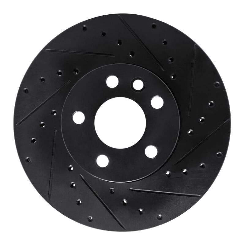 R1 Concepts — R1 01-03 Volkswagen EuroVan Front Right Drilled & Slotted Black Brake Rotor
R1 Brake Rotor Drill