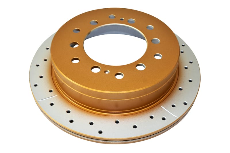 DBA — DBA 10-23 Lexus GX460 Rear Street Series Drilled & Slotted Rotor w/Gold Hat
X Street Series
Brake Rotor