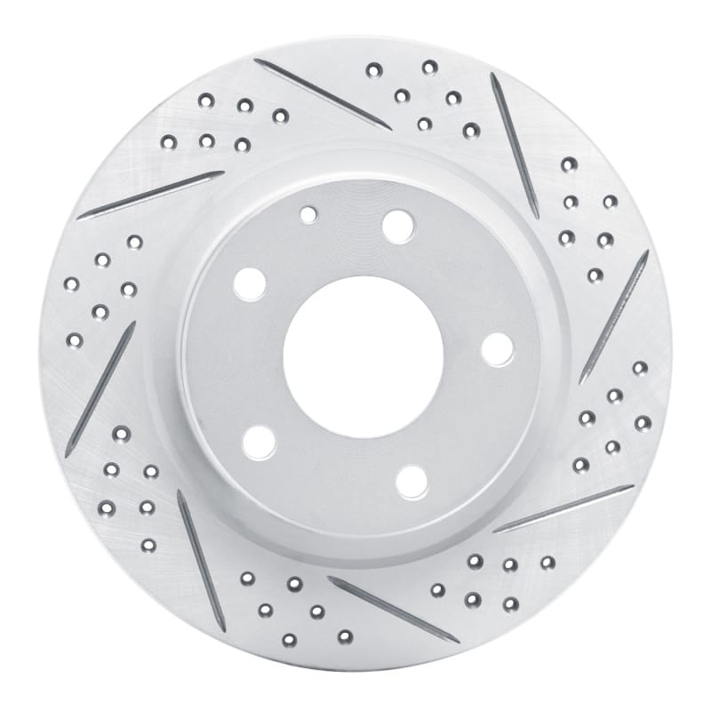 R1 Concepts — R1 14-21 Mazda 6 Rear Right Drilled & Slotted Geo-Carbon Rotor