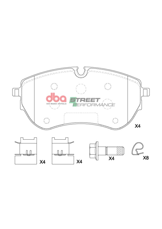 DBA — DBA 12-15 Volkswagen Amarok V6 (2DR/4DR) SP Performance Front Brake Pads
Brake Rotor