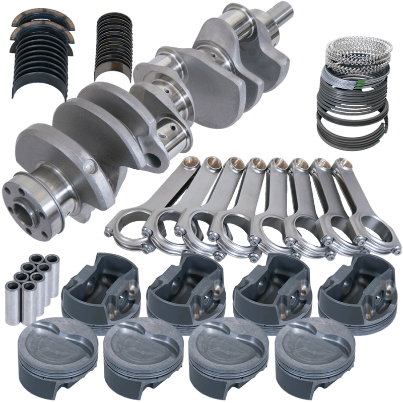 Eagle — Eagle Ford 351W 4.000in Crank 6.250in H-Beam -26cc Inv Dome 4.125in Pistons Rotating Assembly
Competition Assembly