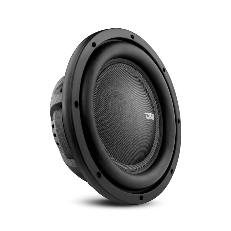 DS18 — DS18 12in 800 Watts RMS 4 ohm SVC Shallow Mount Fiber Glass Subwoofer IXS Series