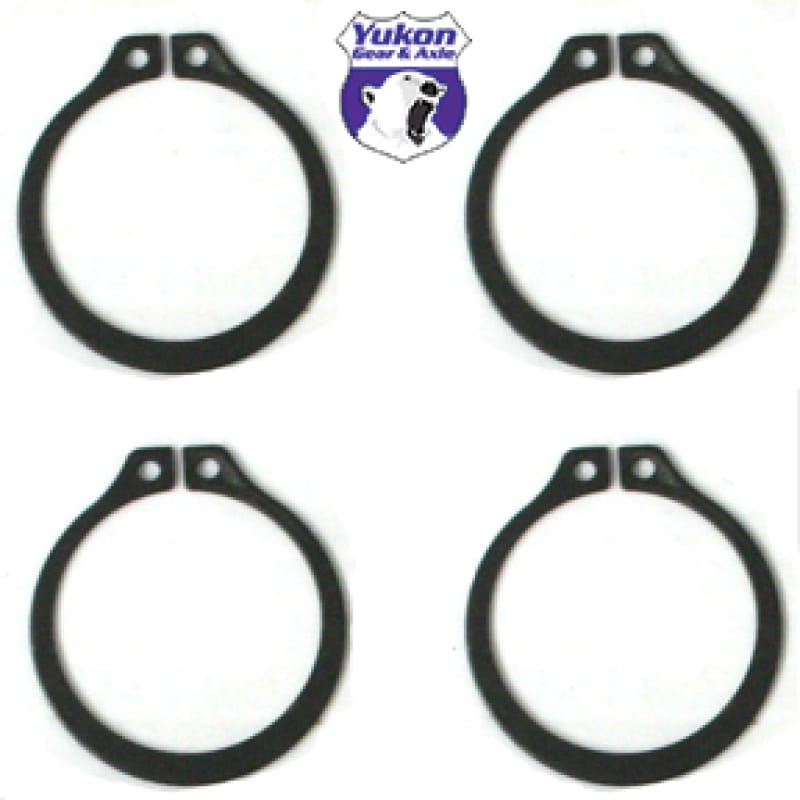 Yukon Gear & Axle — Yukon Gear (4) Full Circle Snap Rings / Fit 297X U-Joint w/ Aftermarket Axle
Snap Rings
