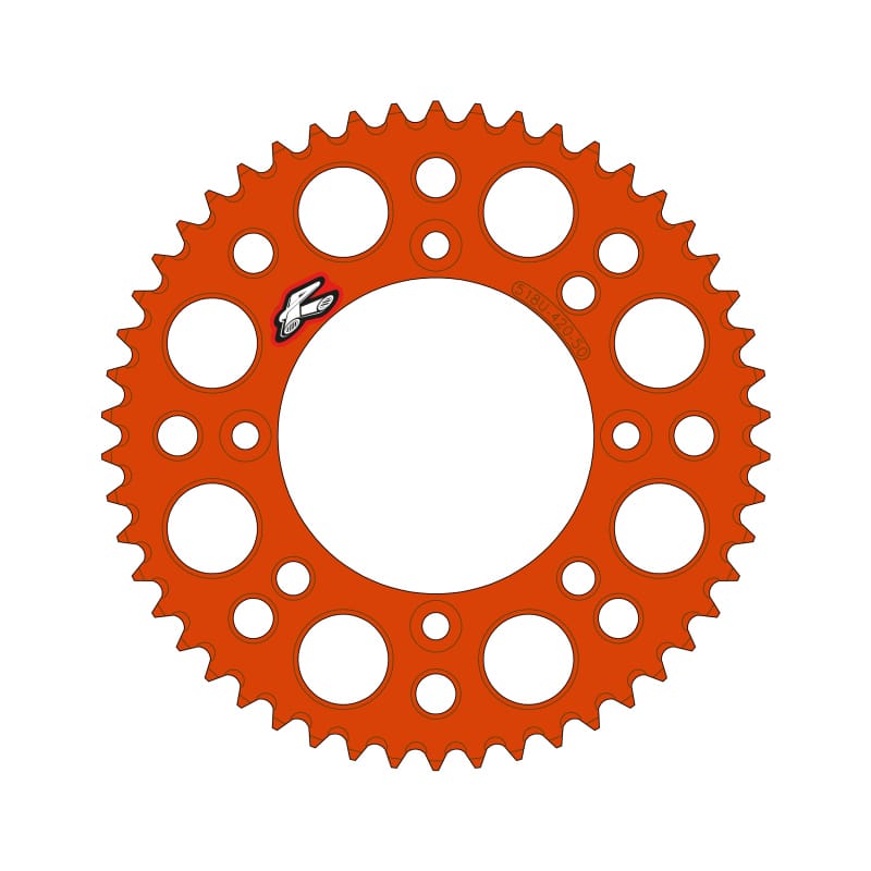 Renthal — Renthal 2025 KTM 65 Rear Chain Wheel - Orange 420-46GP Teeth