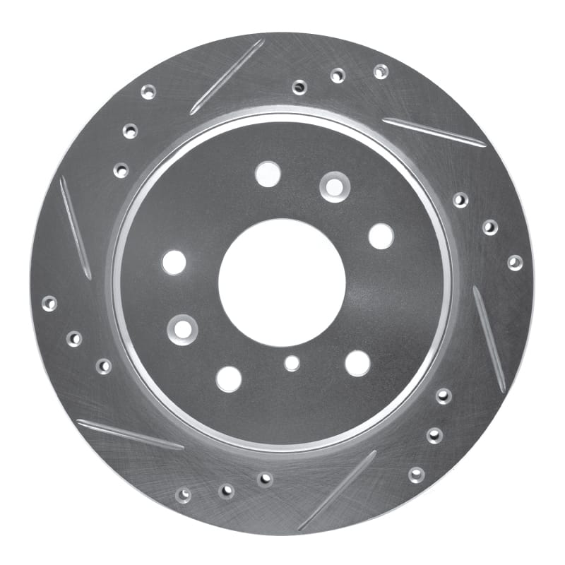 R1 Concepts — R1 86-91 Mazda RX-7 Rear Left Drilled & Slotted Silver Brake Rotor
R1 Brake Rotor Drill