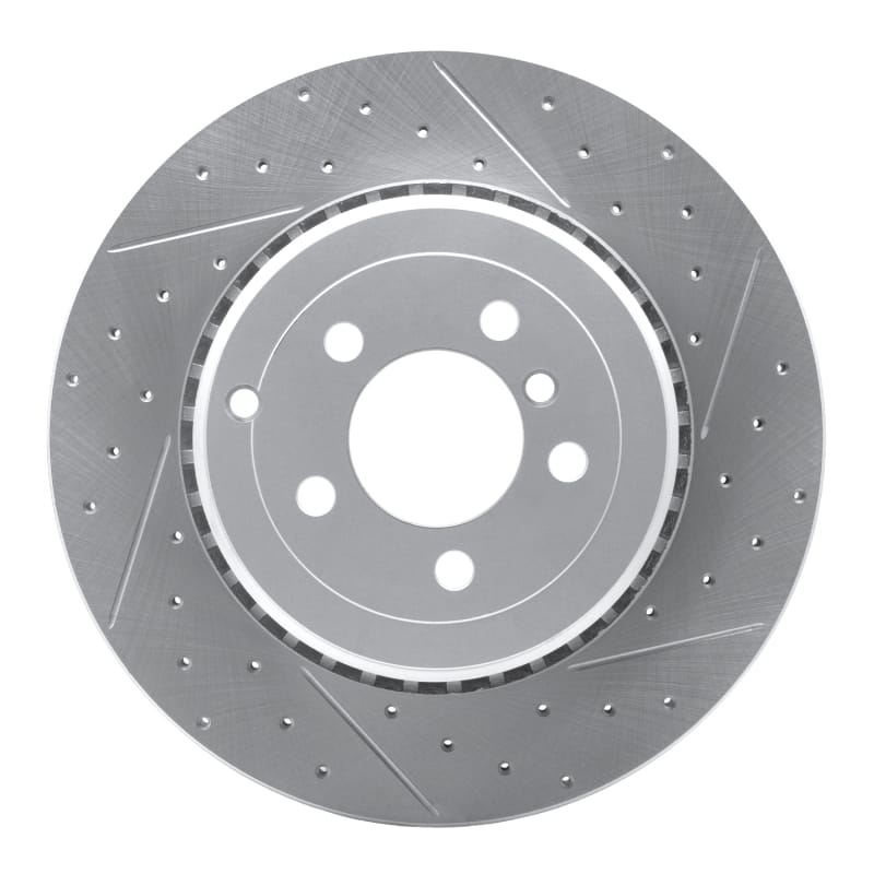 R1 Concepts — R1 10-12 Land Rover Range Rover Rear Right Drilled & Slotted Geo-Carbon Rotor