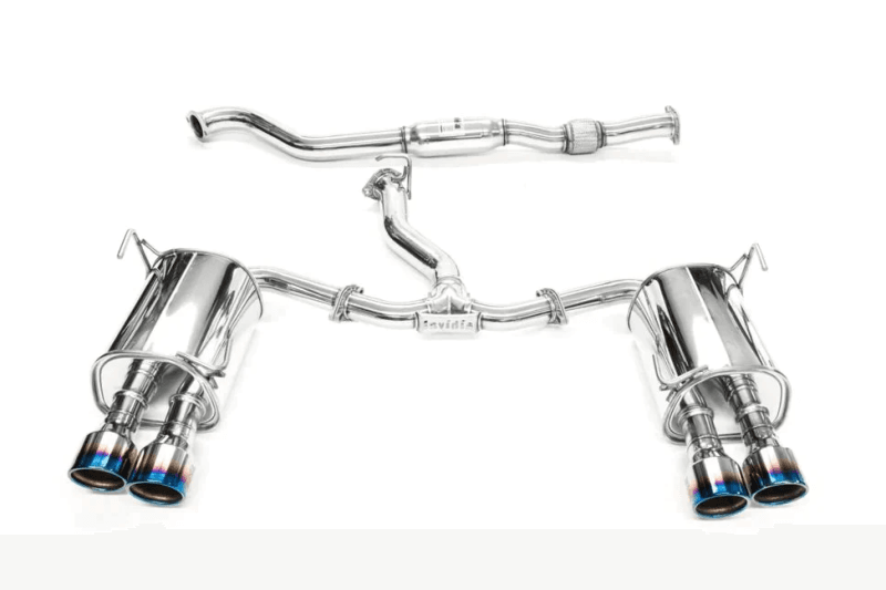 Invidia — Invidia 2022+ Subaru WRX Q300 Rolled Titanium Tip Cat-Back Exhaust