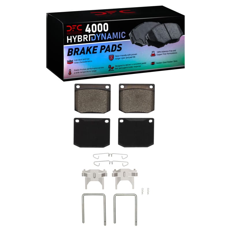 DFC — DFC 74-80 Saab 99 Front 4000 HybriDynamic Brake Pads and Hardware Kit
DFC Brake Pad Set