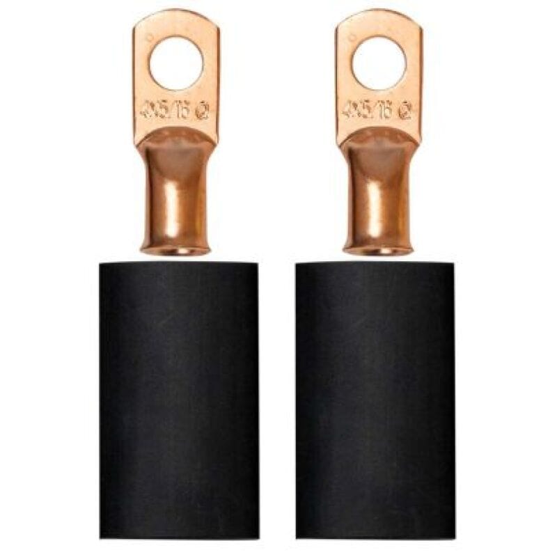 Moroso — Moroso 5/16in Dia Stud 4 GA Wire Crimp/Solder Battery Cable Terminal Kit (2 Pack)
