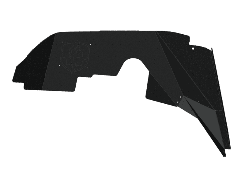 Road Armor — Road Armor 18-20 Jeep Wrangler JL Stealth Front Fender Liner Body Armor - Black Steel