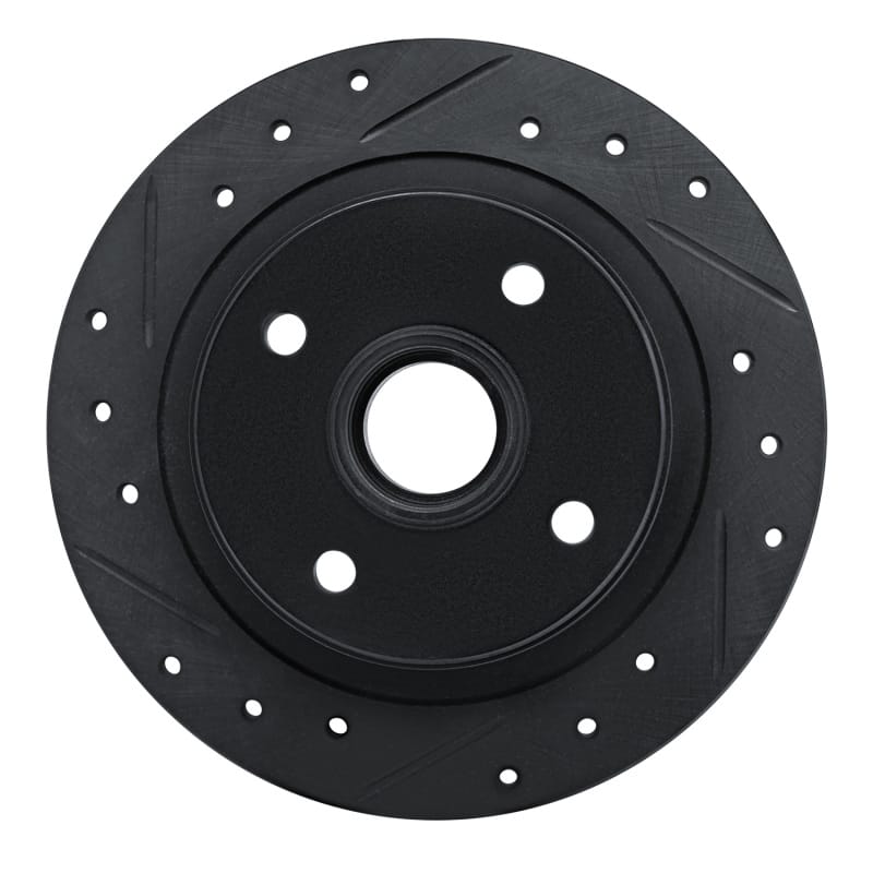R1 Concepts — R1 84-87 Honda Prelude Rear Left Drilled & Slotted Black Brake Rotor
R1 Brake Rotor Drill
