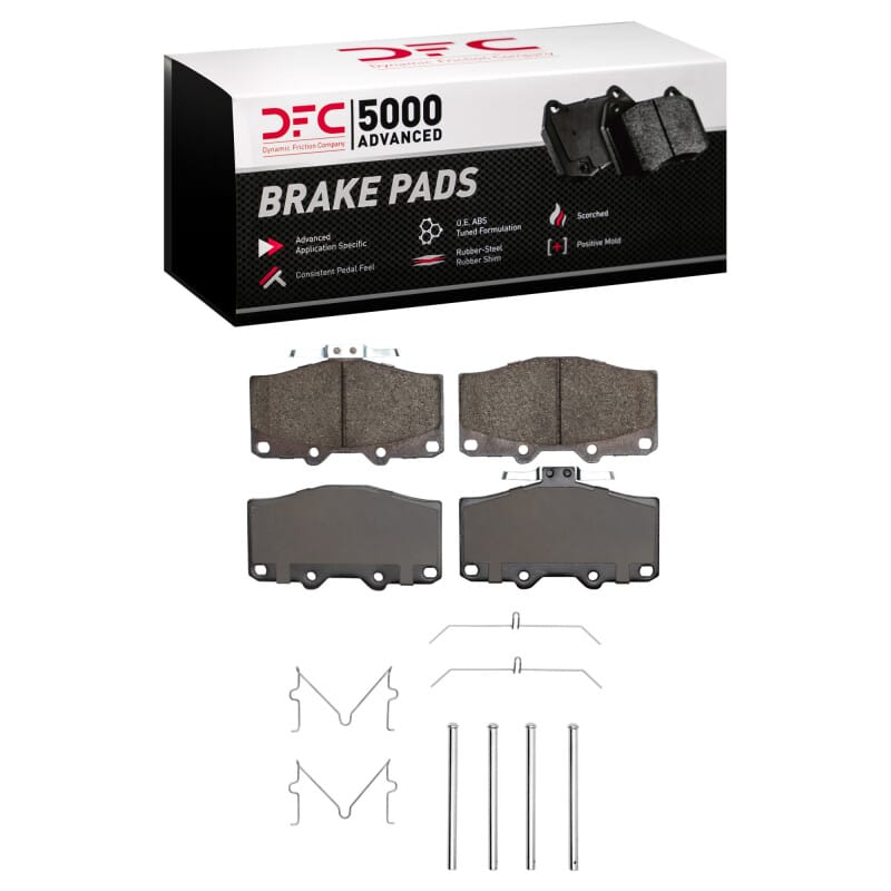 DFC — DFC 88-95 Toyota 4Runner Front 5000 Advanced Ceramic Brake Pads and Hardware Kit
DFC Brake Pad Set
