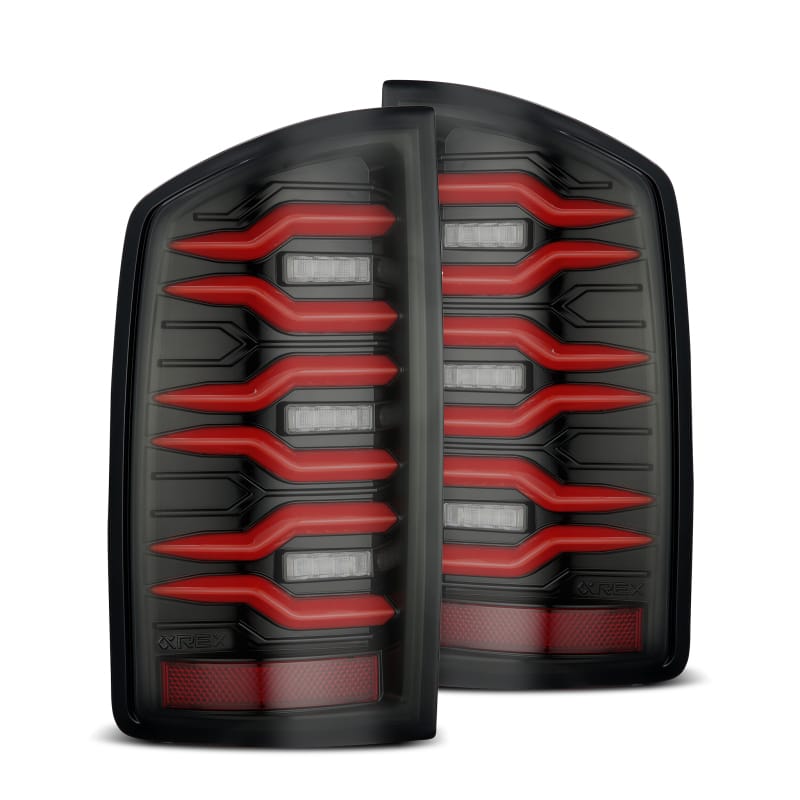 AlphaRex — AlphaRex 07-08 Dodge Ram1500/07-09 Dodge Ram 2500+3500 Luxx-Series LED Tail Lights(Pair) Black/Red
Taillight Assembly