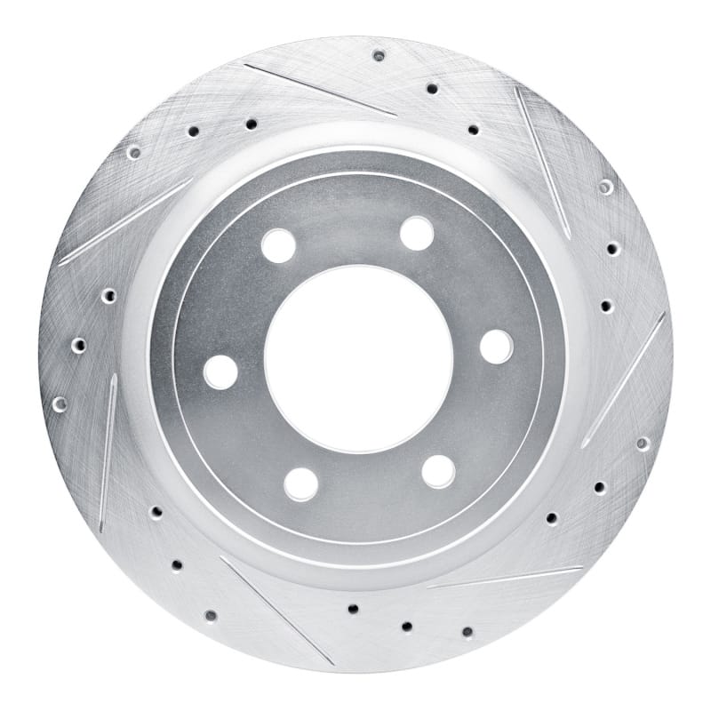 R1 Concepts — R1 21-25 Ford F-150 4WD Rear Right Drilled & Slotted Silver Brake Rotor
R1 Brake Rotor Drill