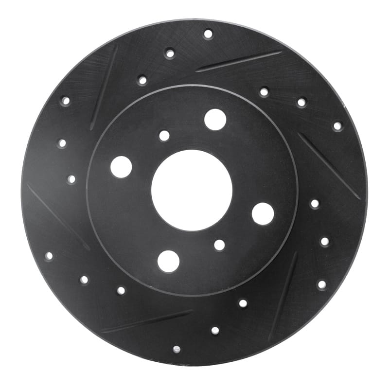 R1 Concepts — R1 84-88 Chevrolet Nova Front Left Drilled & Slotted Black Brake Rotor
R1 Brake Rotor Drill
