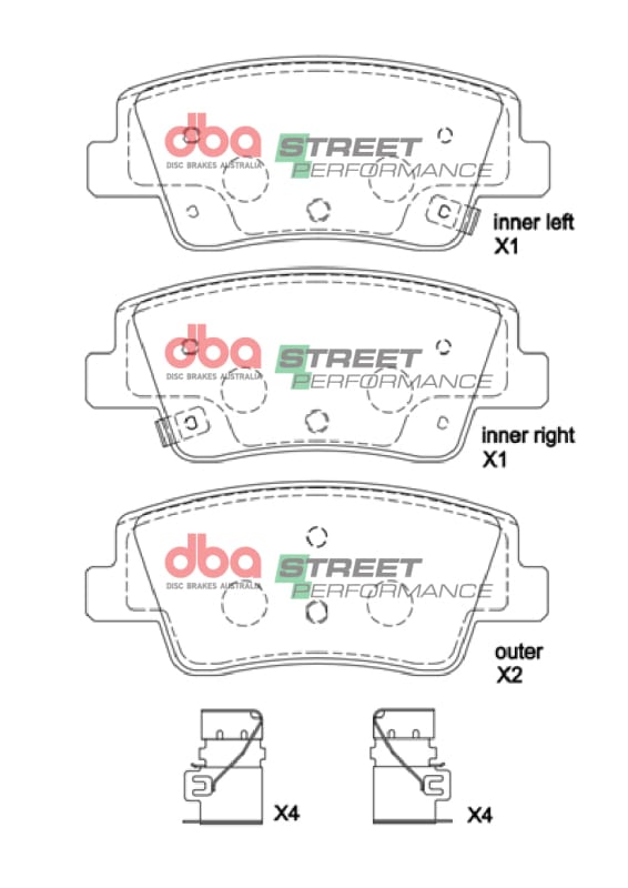DBA — DBA 2023+ Hyundai Ioniq 5/Kia EV6 SP Performance Front Brake Pads
Brake Pad