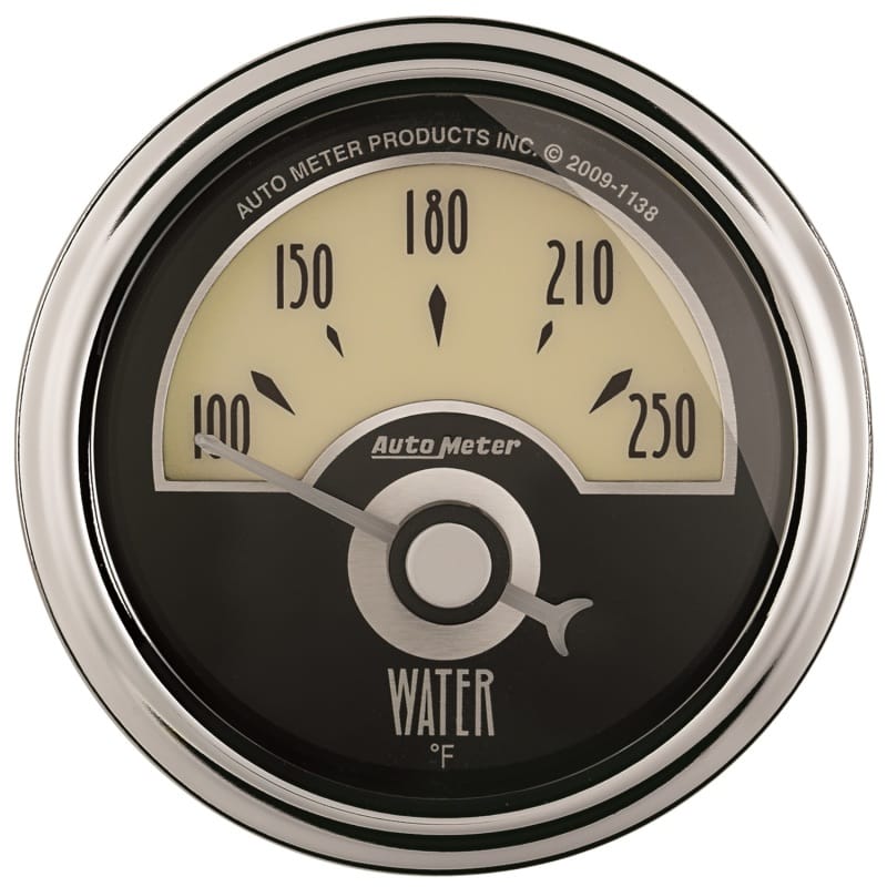 AutoMeter — AutoMeter Gauge Water Temp 2-1/16in. 250 Deg. F Elec Cruiser Ad
GA 2" WTEMP ELEC CAD