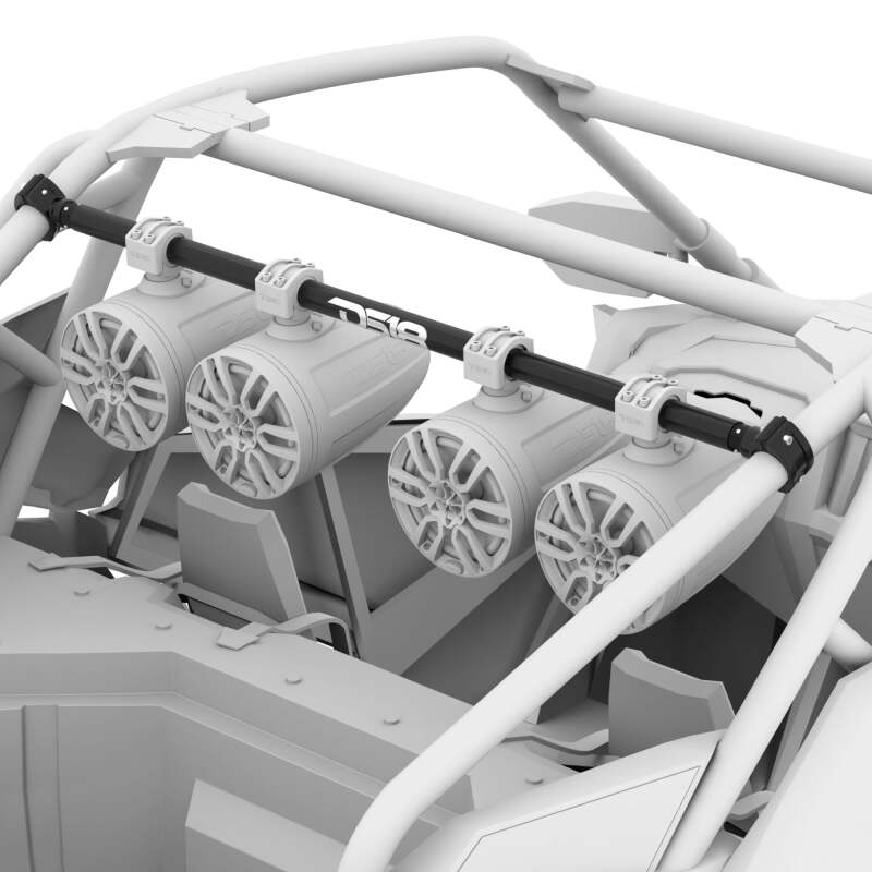 DS18 — DS18 Speaker Mounting Tube For Towers And Pods Polaris RZR Pro & Turbo Series Black