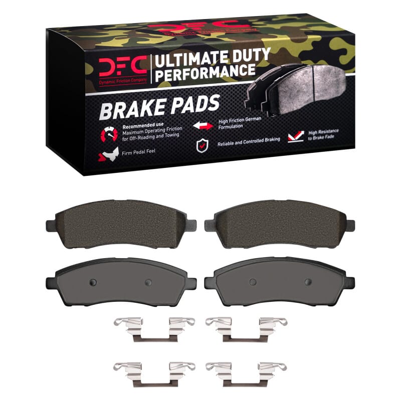 DFC — DFC 99-05 Ford Excursion Rear Ultimate Duty Performance Brake Pads and Hardware Kit
DFC Brake Pad Set