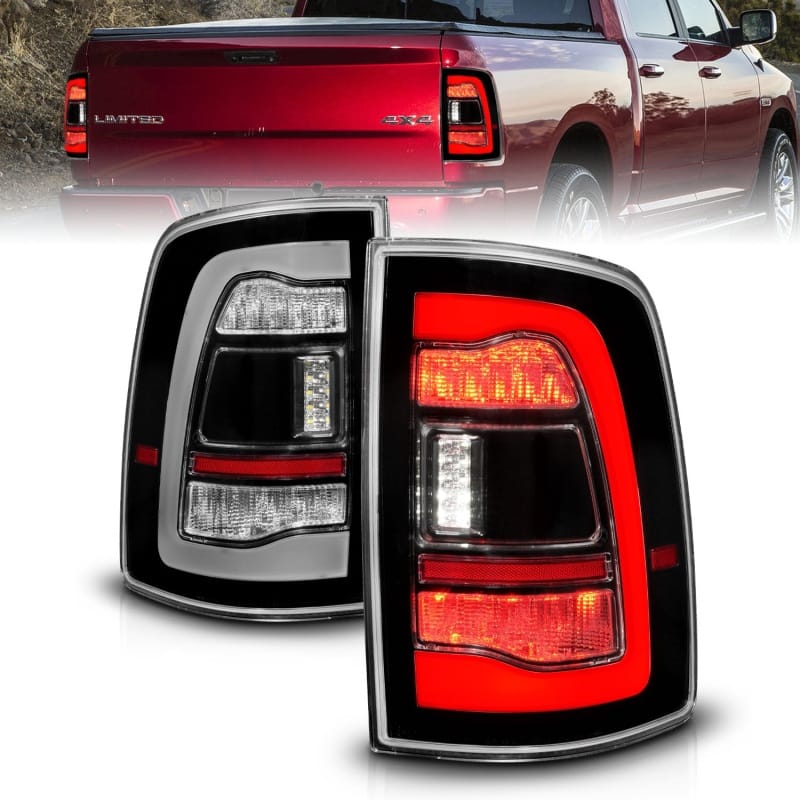 ANZO — ANZO 09-18 Dodge Ram 1500 Sequential LED Taillights Black
Tail Light Set
TailLightSet