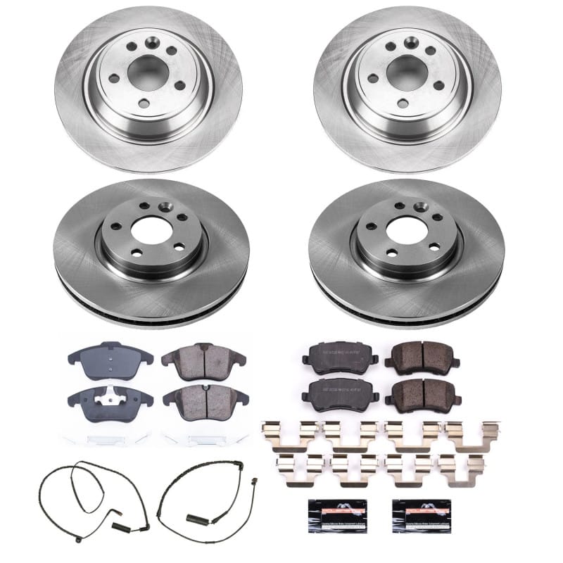 PowerStop — Power Stop 12-15 Land Rover Range Rover Evoque Front & Rear Autospecialty Brake Kit