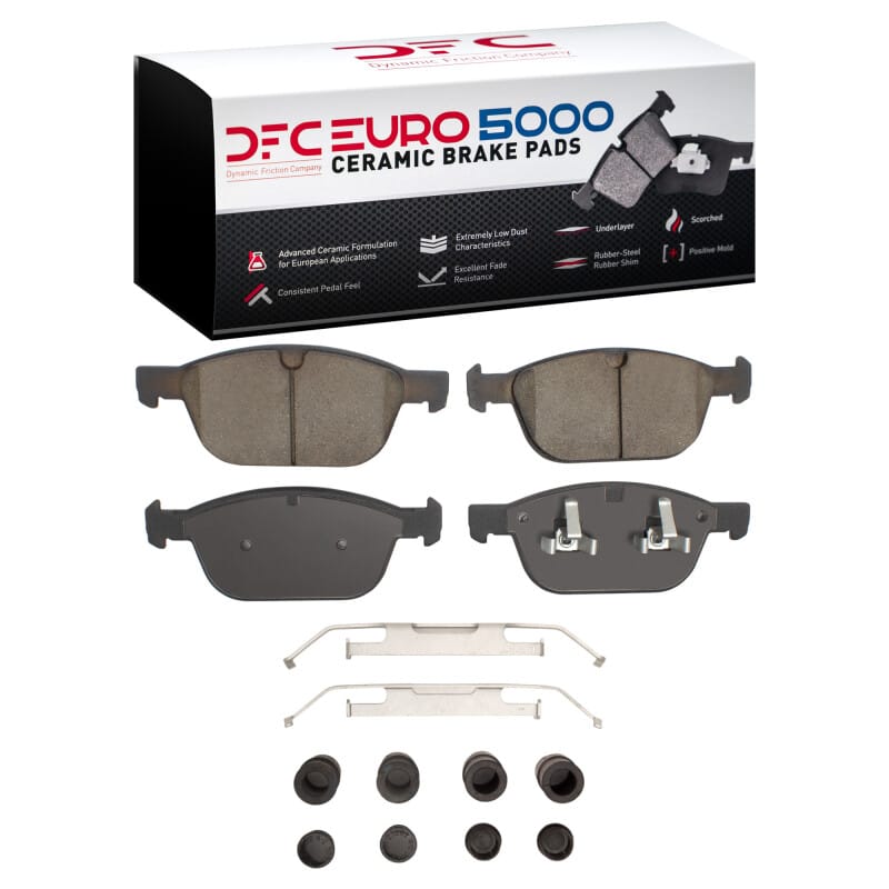 DFC — DFC 03-16 Volvo XC90/XC60 Front Euro 5000 Ceramic Brake Pads and Hardware Kit
DFC EURO Pads + HW