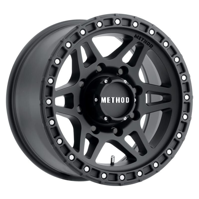 Method Wheels — Method MR312 17x8.5 0mm Offset 8x6.5 130.81mm CB Matte Black Wheel