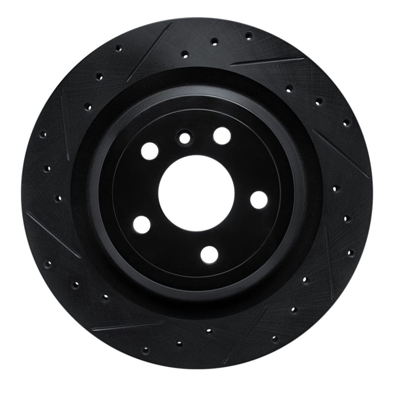R1 Concepts — R1 12-19 Mercedes-Benz GLE300D Rear Left Drilled & Slotted Black Brake Rotor
R1 Brake Rotor Drill