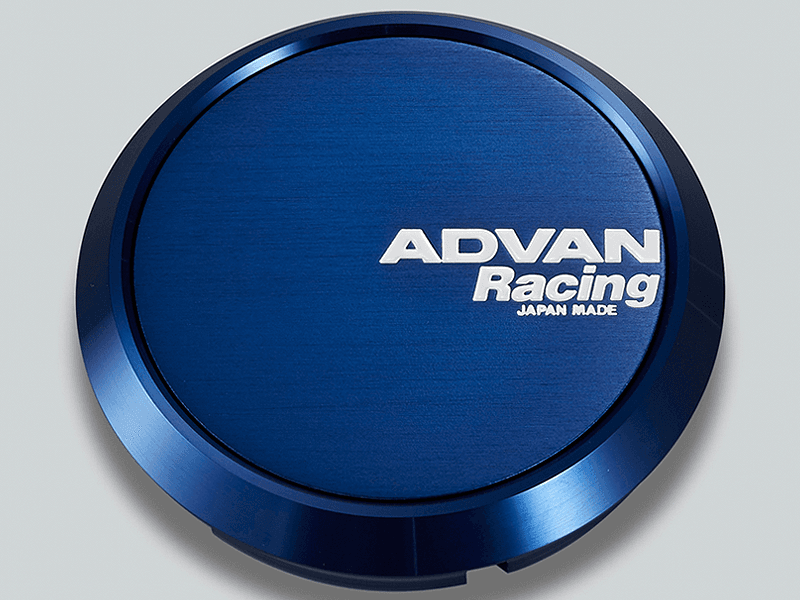 Advan — Advan 63mm Flat Center Cap - Blue Anodized