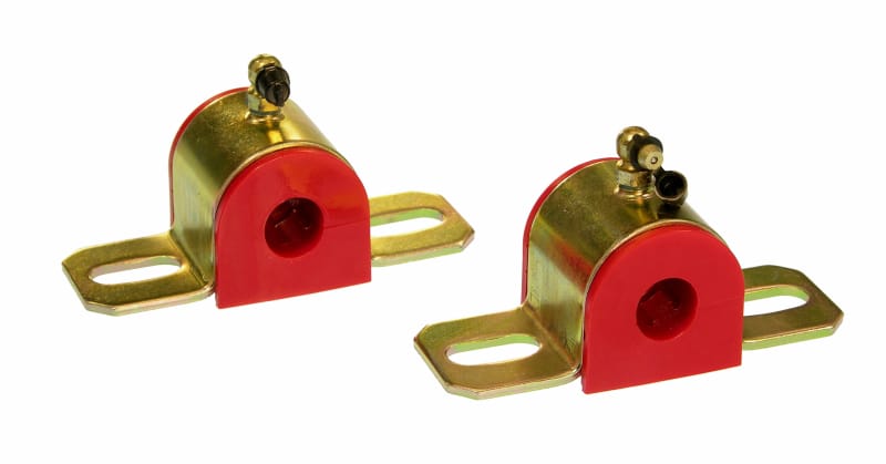 Prothane — Prothane Universal 90 Deg Greasable Sway Bar Bushings - 11/16in - Type B Bracket - Red
SWAY BAR BUSHINGS