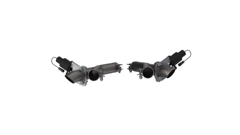 QTP — 2011-2024 Dodge Durango 5.7L QTP Aggressor Cutout Pipes