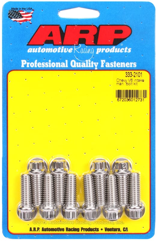 ARP — ARP Chevy V6 Stainless Steel 12 Point Manifold Bolt Kit