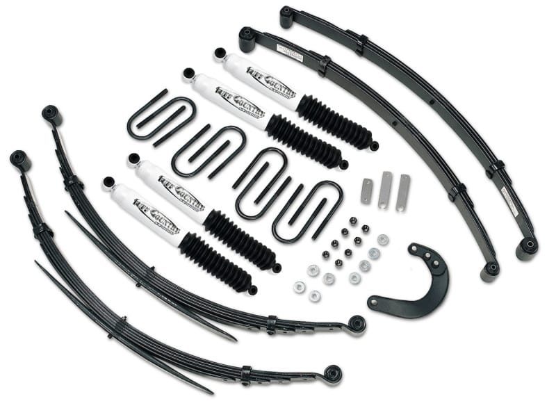 Tuff Country — Tuff Country 88-91 Chevy Blazer 4X4 4in Lift Kit HD Lift Kt (w/52in Rear Springs SX8000)
Complete Kit (w/SX80