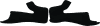Answer — Answer AR1/AR3 Cheek Pads Black - 2XL