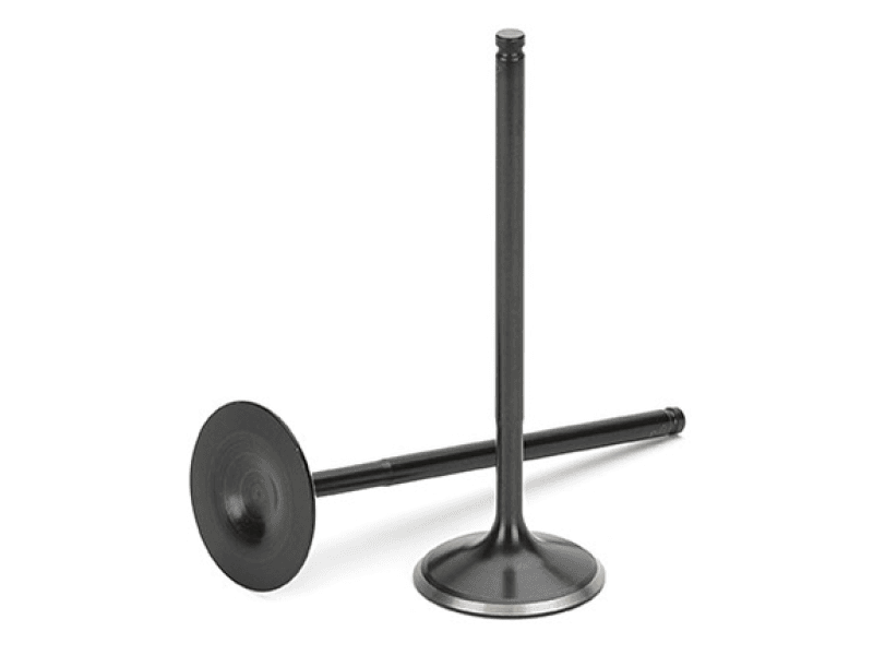 Supertech — Supertech Nissan RB20 (w/Hydraulic Lifters) Black Nitrided Intake Valve - +1mm Oversize - Set of 12