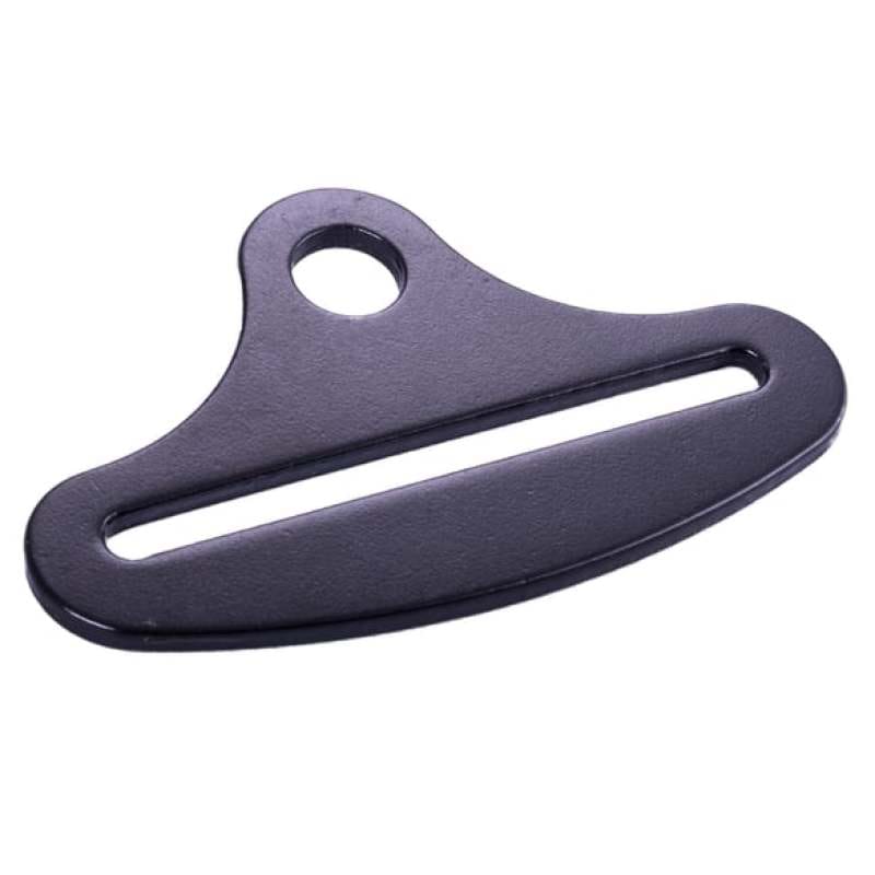 Racequip — RaceQuip Long Reach Bolt On End Seat Belt Mounting Hardware / Fits 3 In. Belts / Forged Steel- Blk