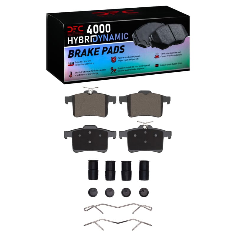 DFC — DFC 10-15 Jaguar XFR-S Rear 4000 HybriDynamic Brake Pads and Hardware Kit
DFC Brake Pad Set