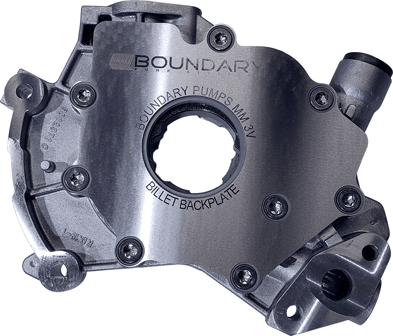 Boundary — Boundary 99-15 Ford Modular Motor (All Types) V8 Oil Pump Assembly w/Billet Back Plate